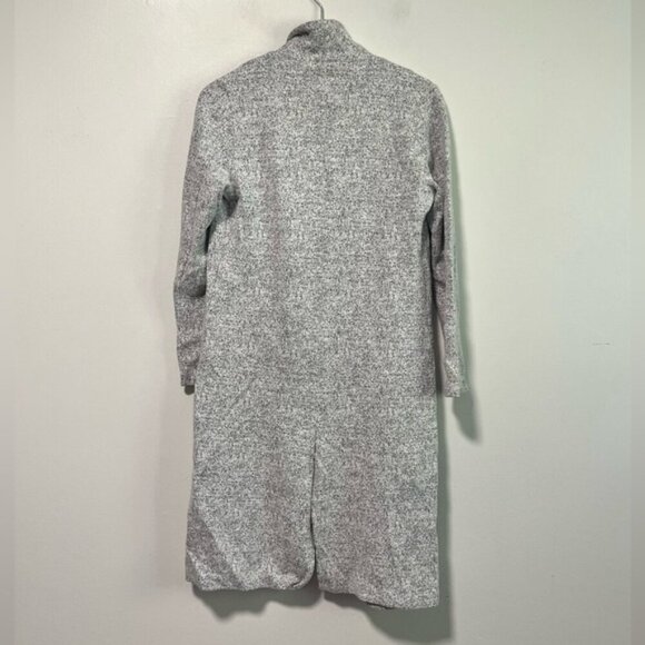 Dynamite Grey Marled Long Open Front Cardigan Jacket – Size P/S - Picture 5 of 13